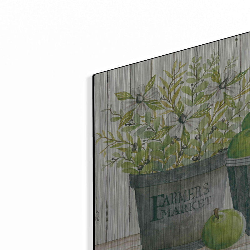 «August Eucalyptus Farmer's Market» par Cindy Jacobs, August Grove®, art mural en métal, H 16 po x l 24 po