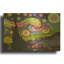 « La Nuit étoilée 2 » de Dean Russo, tableau mural en métal doré, 40,6 x 30,5 cm-1202697331
