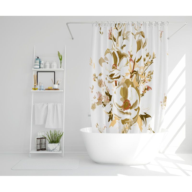 Kapila Polyester Shower Curtain, 177cm H x 177cm W