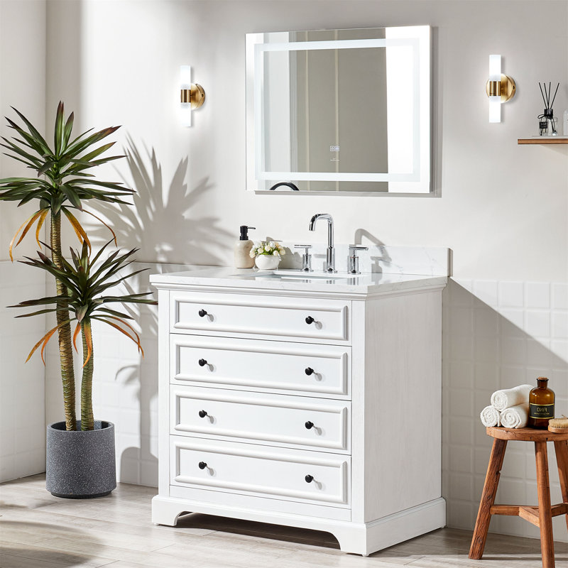 Meuble-lavabo autoportant simple