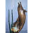 Valleystone Two dolphins with fish, table top bronze statue. -  Size: 8"L x 8"W x 22"H. 