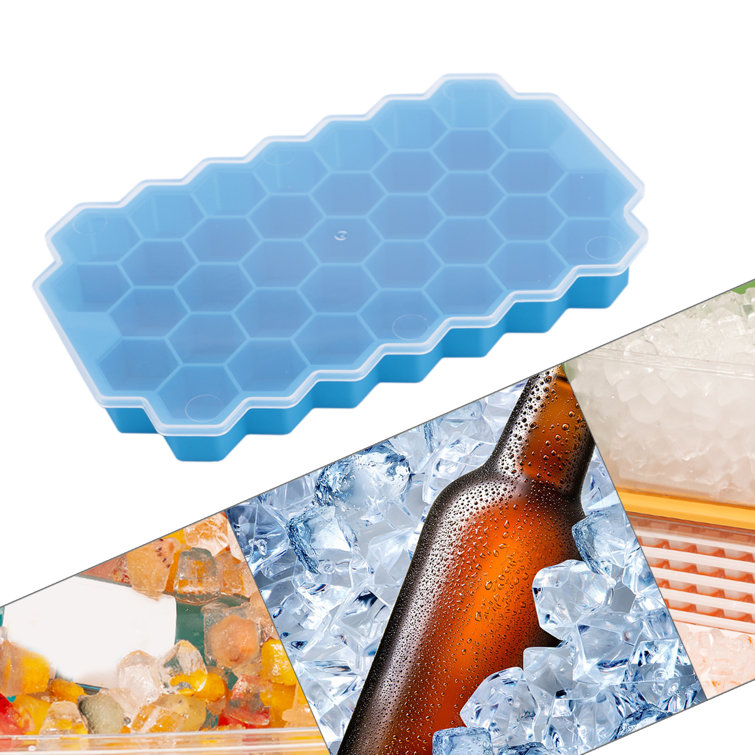 Prep & Savour Brealynn Stackable Ice Cube Tray with Lids