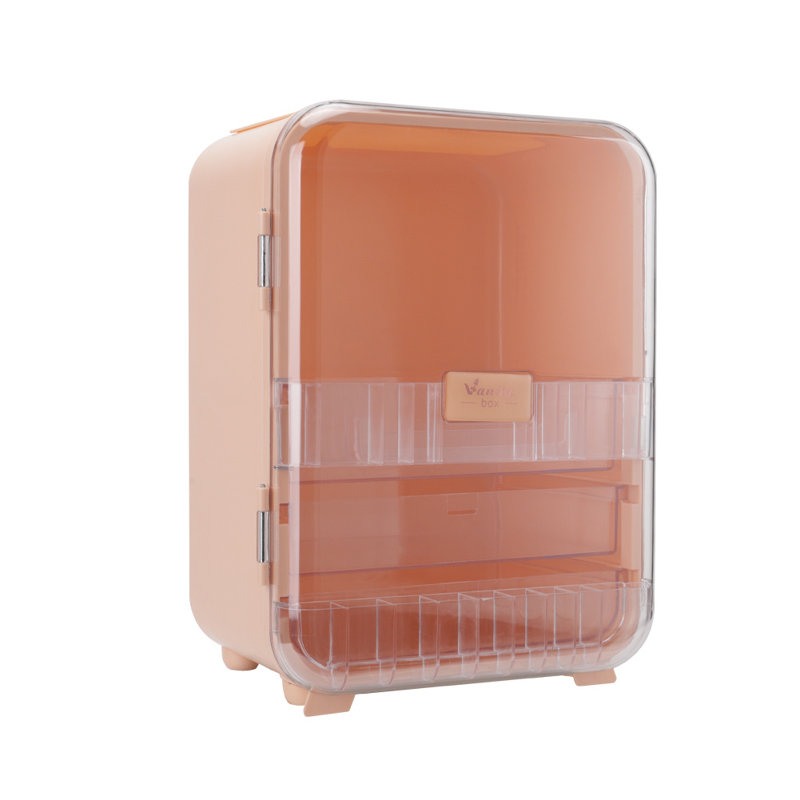 Ehren Plastic Makeup Organizer, Pink