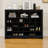 Contemporary Wood 24-Cubby Shoe Cabinet with Curved Base for Hallway or Living Room-1270062652