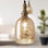 7"W Bayarmaa Textured Glass Bell-Shaped Pendant Lamp