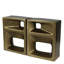 Teca Bookends Pair, Brass