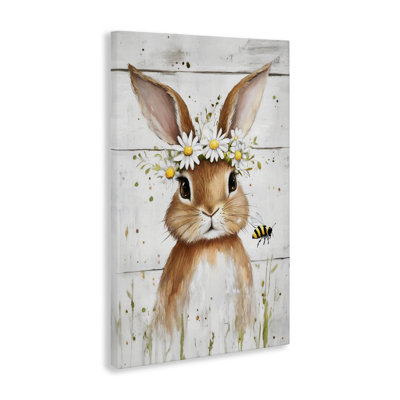 The Bunny & The Bee Canvas, design by Tina LeCour