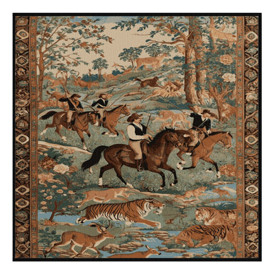 Machine Washable Persian Brown Area Rug