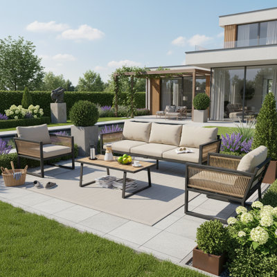 5 - Person Seating Group With Cushions