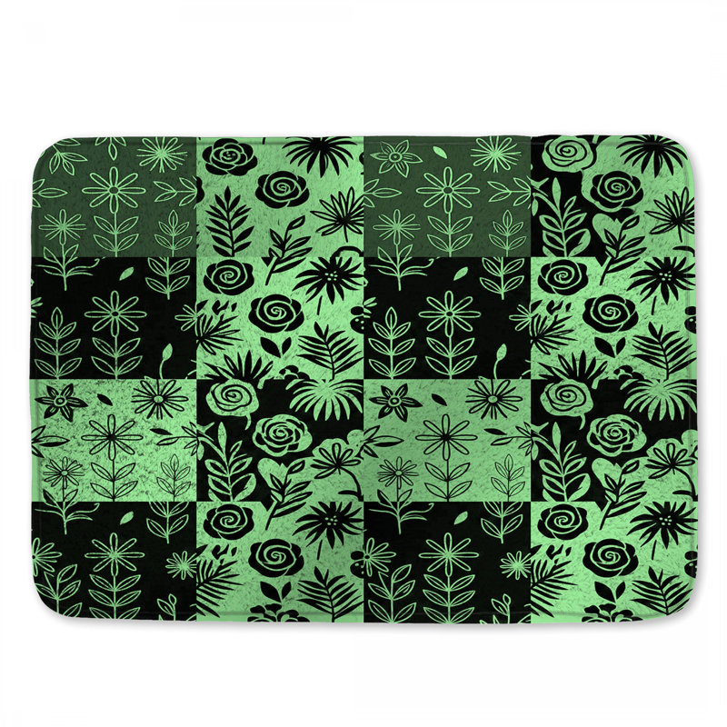 Tapis de bain Green, L 24 po x L 17 po