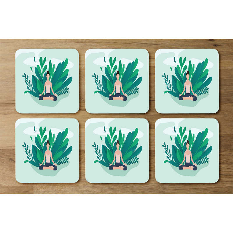 Duann Square 6 Piece Coaster Set