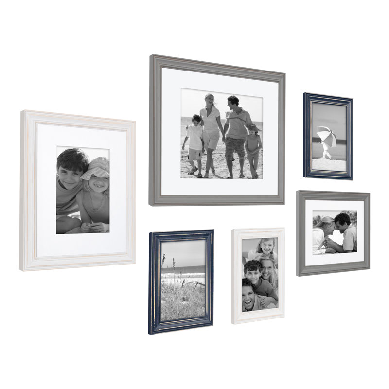 Kymarion Matte Picture Frame - Set of 6 with Mat, Assorted