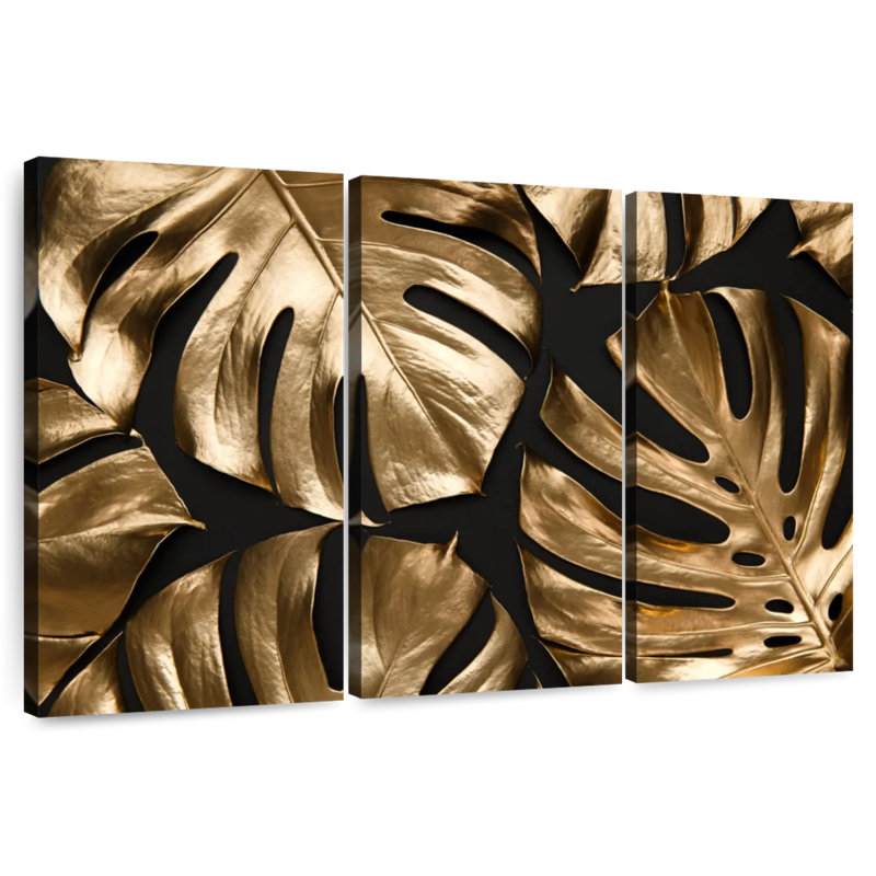Harnek Golden Tropical Monstera, 24" H x 38" W