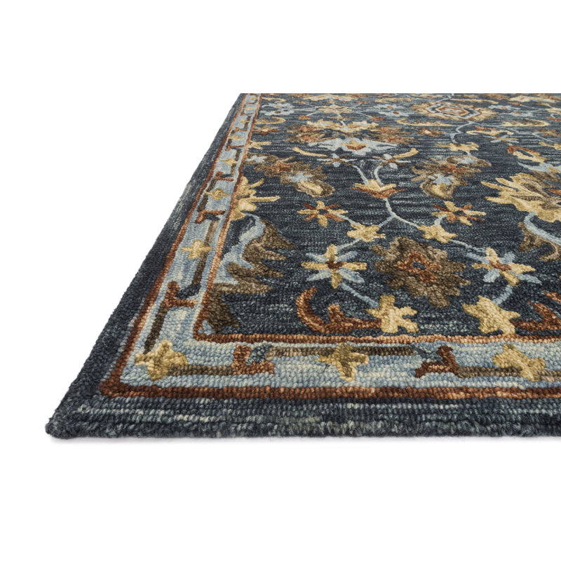 Edesia Wool Oriental Indoor Rug, Rectangle 7'9" x 9'9"
