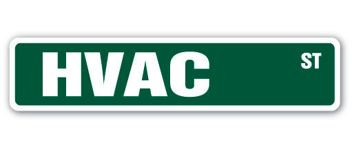 Plaque de rue Hvac en plastique robuste 4 po x 18 po