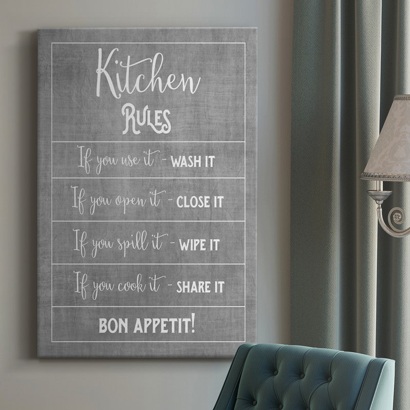 Bon appétit - reproduction sur toile tendue, H 18 po x l 12 po x P 1 po
