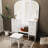 Triple Mirror White Dressing Vanity With 6 - Drawer Arrangement, Soft Cushioned Wood Leg Stool And Full Length For Bedroom Space Makeup Table Drawers, Seat Decor