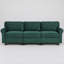 Canapé Varlune 240 cm en velours côtelé, canapé moderne 3 places avec assises profondes, coussins amovibles, accoudoirs épais, mousse à haute résilience et structure en bois massif-381095325