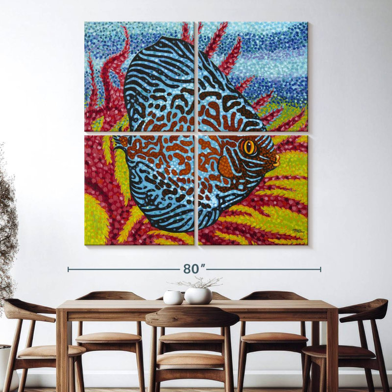Brampt Brilliant Tropical Fish II, 74'' H x 74'' W