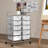 Milin 10 Drawer Storage Drawer with Locking Wheels-299059419
