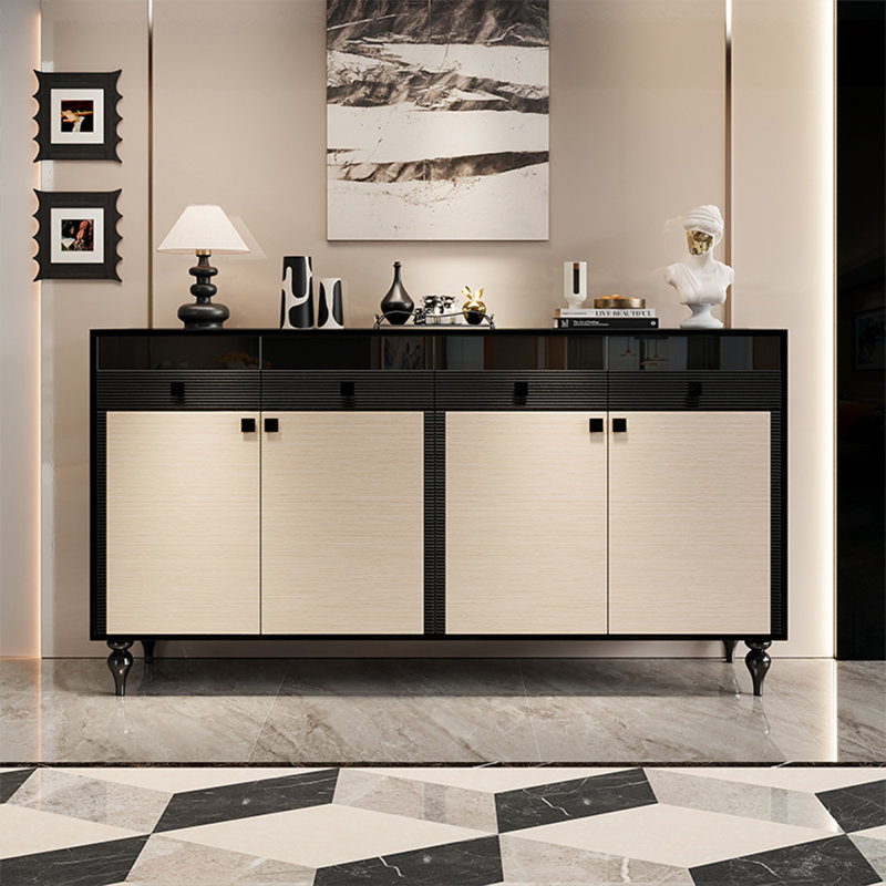 Armoire de rangement moderne et luxueuse pour hall d'entrée, H 41,33 po x l 59,05 po x P 13,77 po