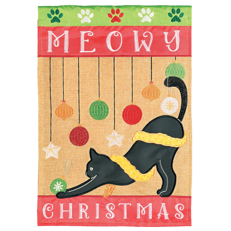 Double Sided Polyester Christmas, 42 x 29