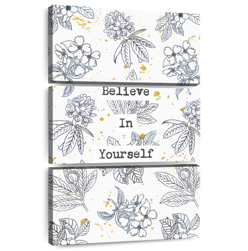 Tergel Indigo Blooms Believe