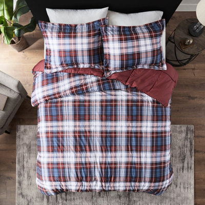 Édredon simple / simple TG avec motif écossais froid de 3 m pour une chambre à coucher confortable
