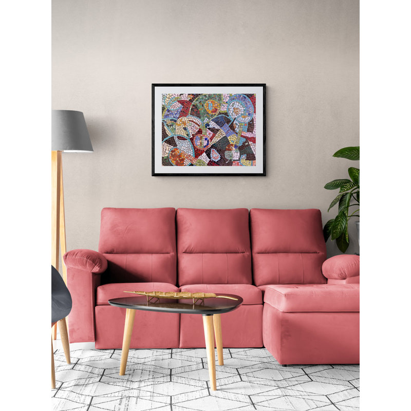 Abstract In Green Print by Jeff Ferst, 25.25" H x 31.25" W