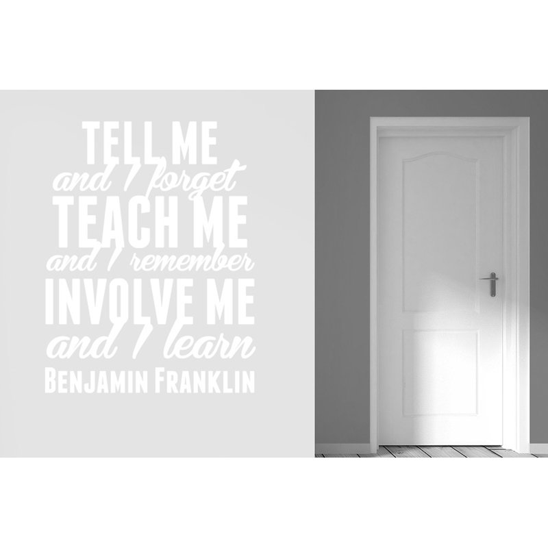 Wall Decal, Medium, White