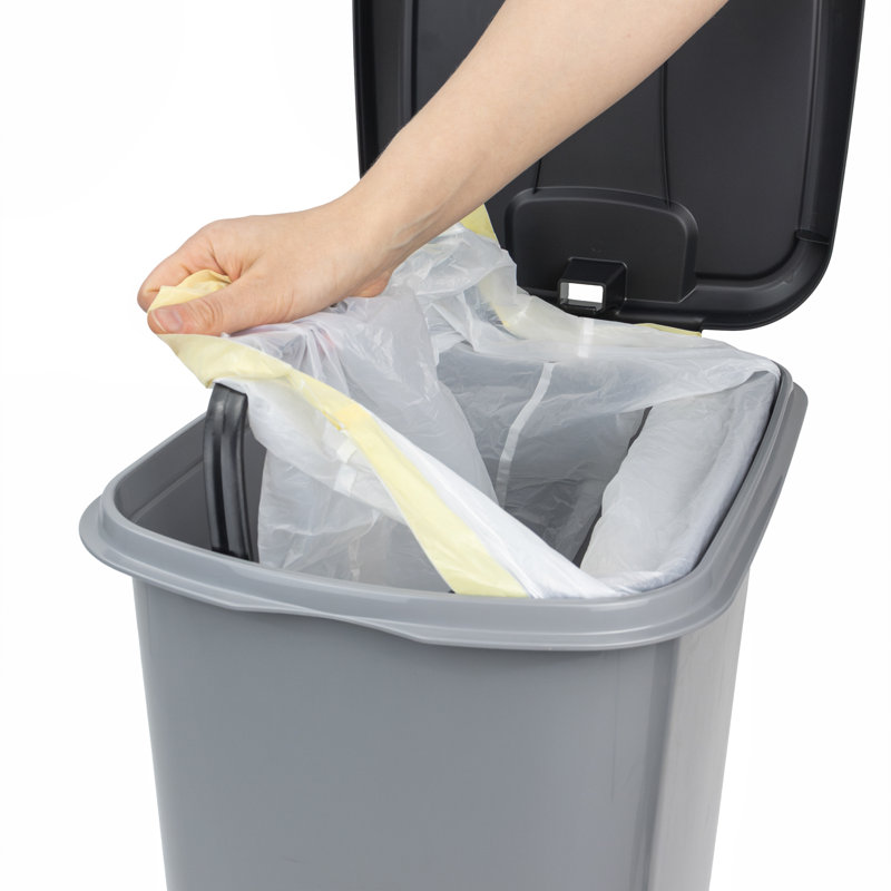 Rebrilliant Plastic Decorative Bin, 36cm H x 29cm W x 21cm D
