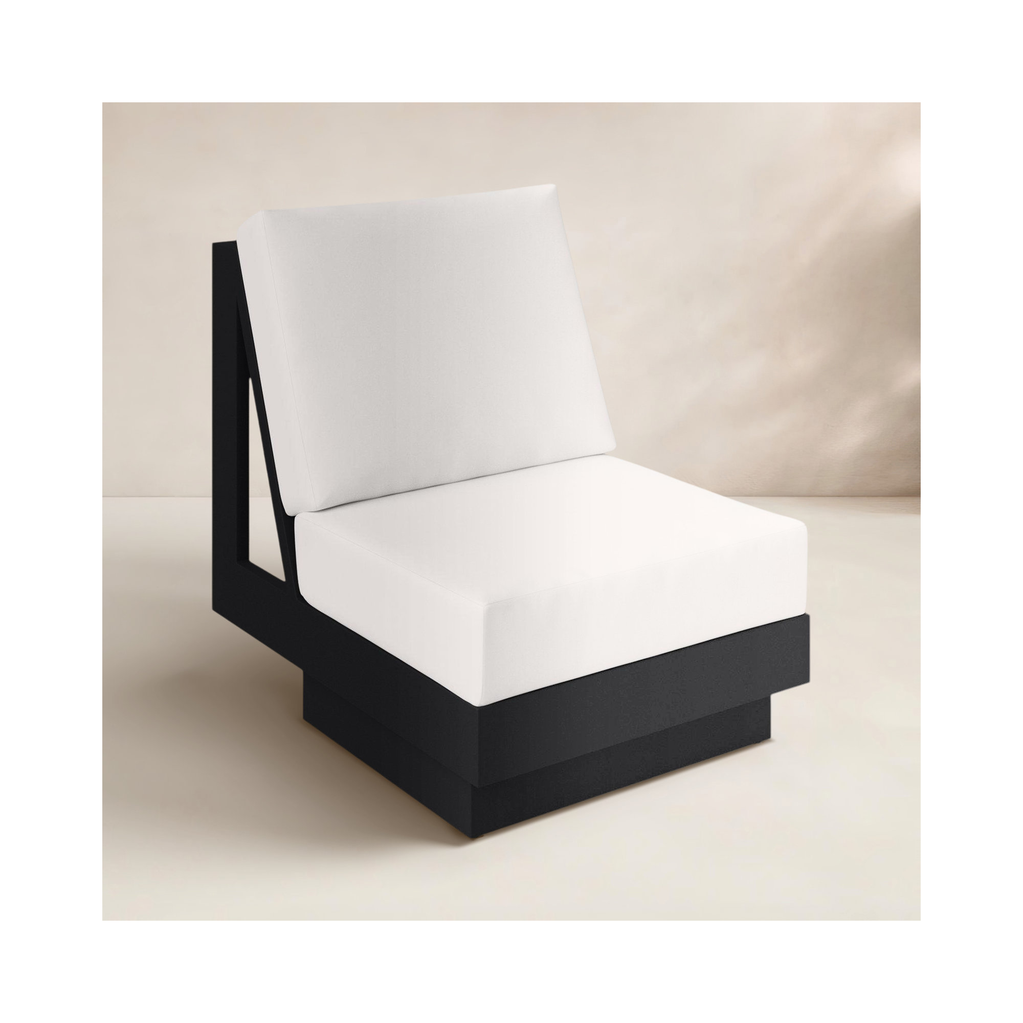 Lucca Metal Swivel Outdoor Lounge Chair with Sunbrella Cushions
