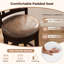 Ensemble de tabourets de bar pivotants avec repose-pieds et dossier en treillis-899161090-899161089