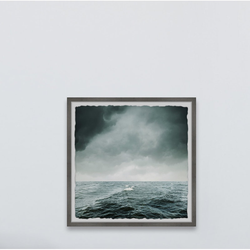 Rough Seas - Single Picture Frame Print, 81cm H x 81cm W x 3.81cm D