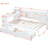 Twin Size Daybed In White With 3 Practical Drawers & Desk - Pine Construction For Bedroom Organized And Ports-2009319207-2009319206