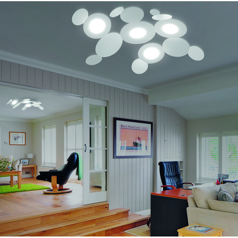 Mickey Flush Mount, Grey