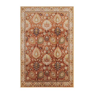 Tapis beige / rouille Saturient