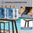 37.01" High Outdoor Metal Bar Table-921031638-921031634
