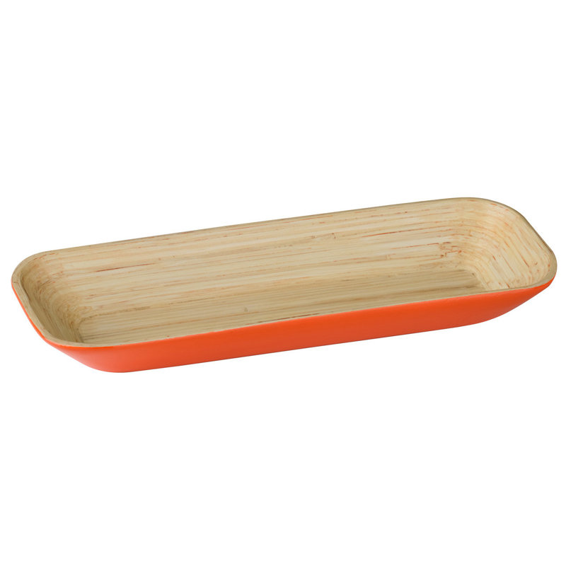 Wroblewski Bamboo Tray, Orange