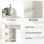 Armoire de rangement au-dessus de la toilette Cherette-1252177165