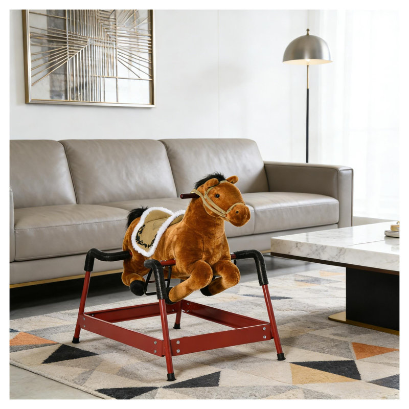 Cheval en peluche Almond avec effets sonores pour enfants