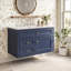 Meuble-lavabo mural en bois aggloméré 36 po avec lavabo à fermeture en douceur intégré en céramique brillante de 36 po avec tiroirs et lavabo simple en céramique à 3 trous-646743988