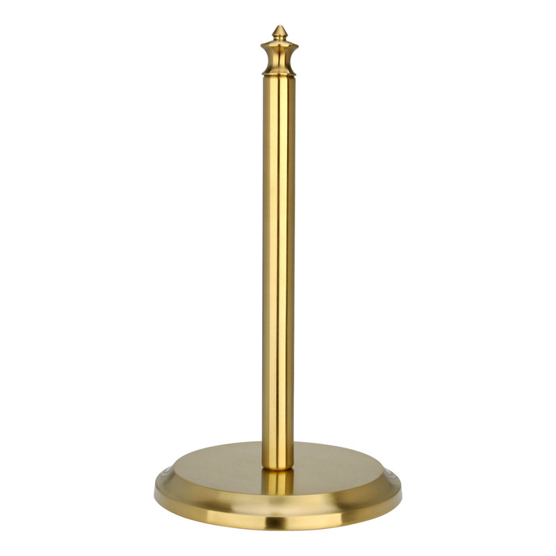 Stainless Steel Paper Towel Holder, Brushed Gold