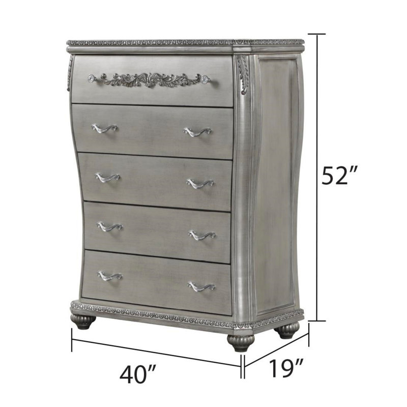 Commode 5 tiroirs Destiny