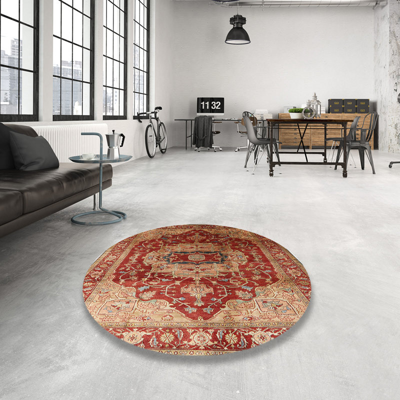 Oriental Indoor Rug, Round 7'