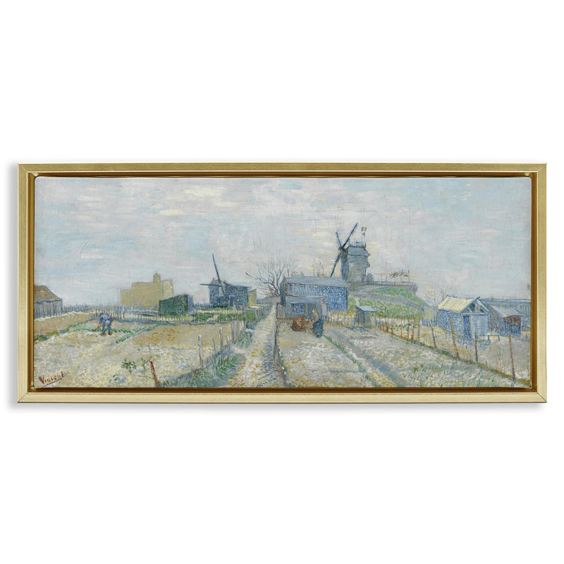 Art mural classique sur toile flottante, "Classic Van Gogh" par one1000paintings, H 11 po x l 25 po
