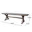 Modern Outdoor Aluminum Dining Bench
