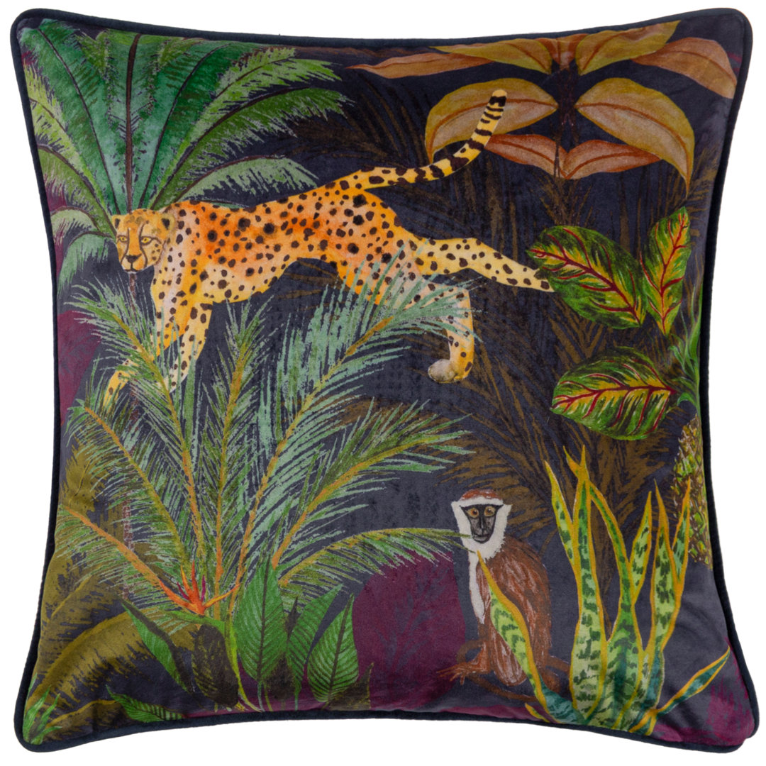Floral Square Scatter Cushion with Filling