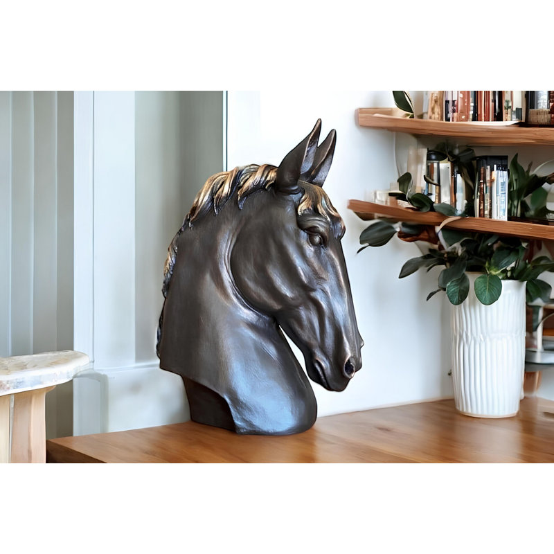 Élégant objet décoratif, polyester brun, 16,9 x 11,8 x 5,9 pouces | 100% polyester durable | Parfait pour la décoration intérieure, le salon et une touche de style à tout espace