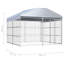 Juri 200cm H Panel Metal Yard Kennel With Door